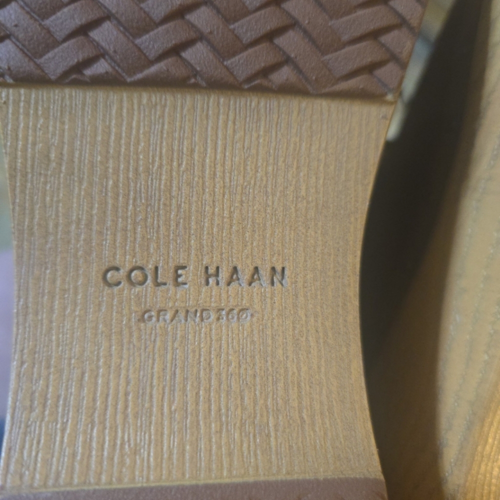 NEW! Cole Haan Brown Suede Mules with Bow Detail 7.5 PRICE IS FIRM - Picture 7 of 8